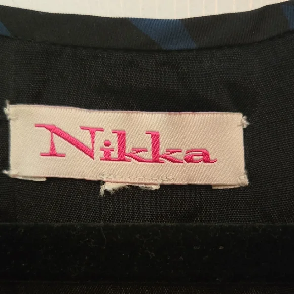 Black and Gold Ruffle Top - Picture 2 of 6